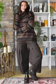 Braemar Stripey Knit Chocolate